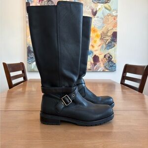 UGG Black Leather Boots